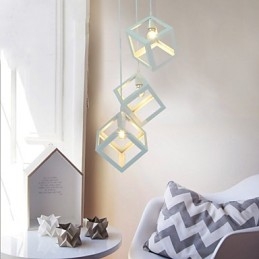Retro Mini Styl Malowanie Metalowa Lampa Wisząca
