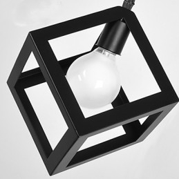 Retro Mini Styl Malowanie Metalowa Lampa Wisząca
