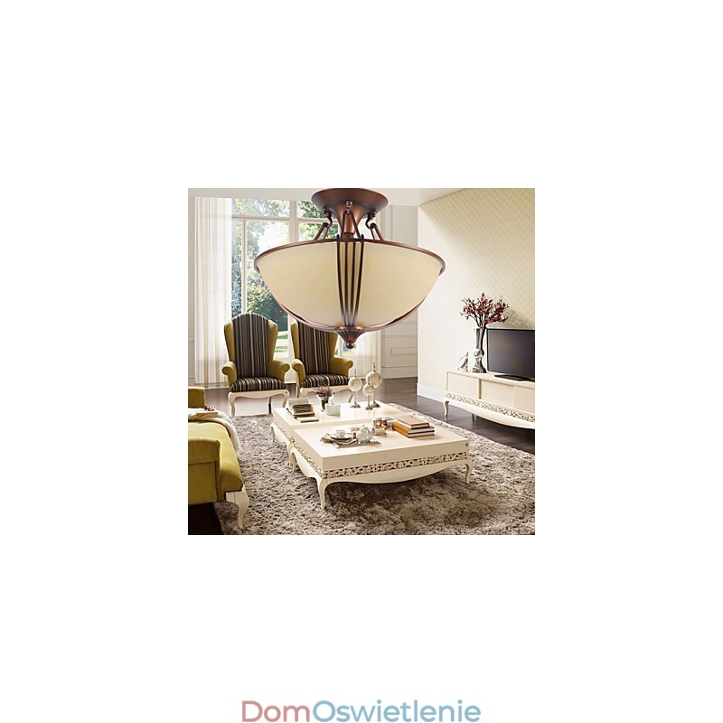 Rustykalny domek w stylu vintage mini malowanie metalowa lampa wisząca