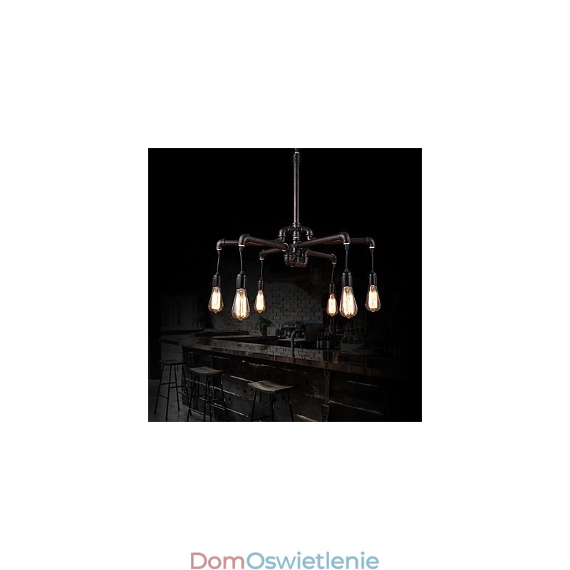 Retro Metalowa Lampa Sufitowa Kawiarnia
