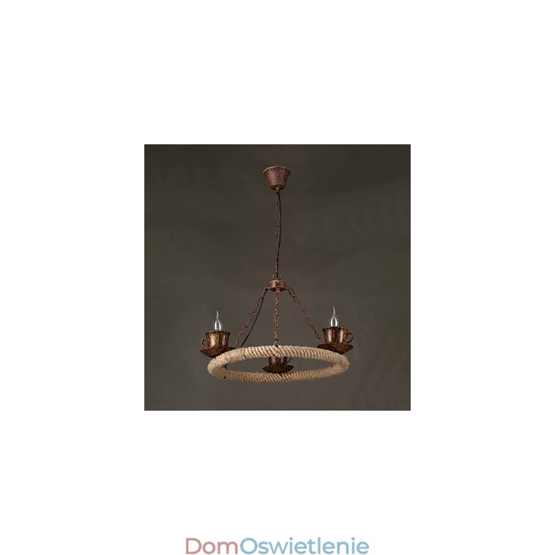 Vintage Country Painting Metalowa lampa wisząca garaż