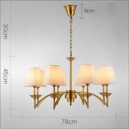 Czysta biel Nowoczesna współczesna dekoracyjna lampa wisząca Rodzina