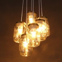 Kreatywna butelka życzeń ze szkła słodkie dzieci trzy lampy droplight