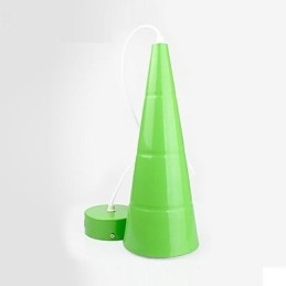 Nowoczesna współczesna lampa wisząca z metalowym globusem