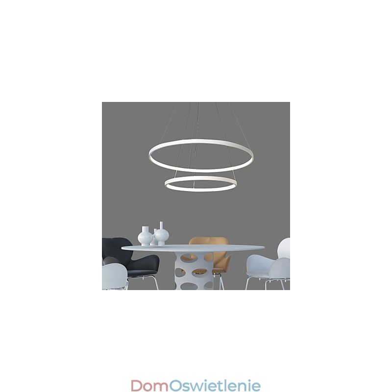 Wisząca lampa nowoczesny design wysokiej jakości dwa pierścienie