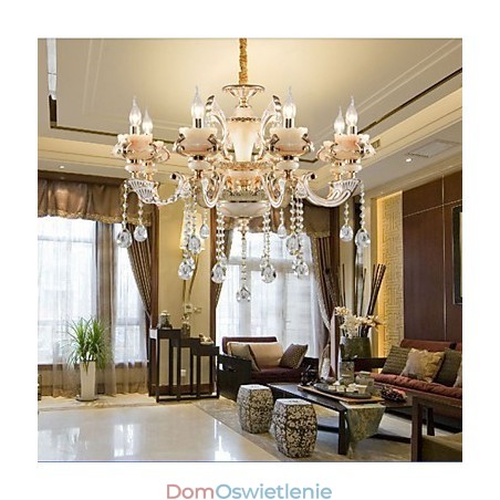 Prosta europejska luksusowa lampa typu Gold Jade Zinc Alloy Prosta europejska luksusowa lampa typu Gold Jade Zinc Alloy
