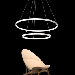 Wisząca lampa nowoczesny design wysokiej jakości dwa pierścienie