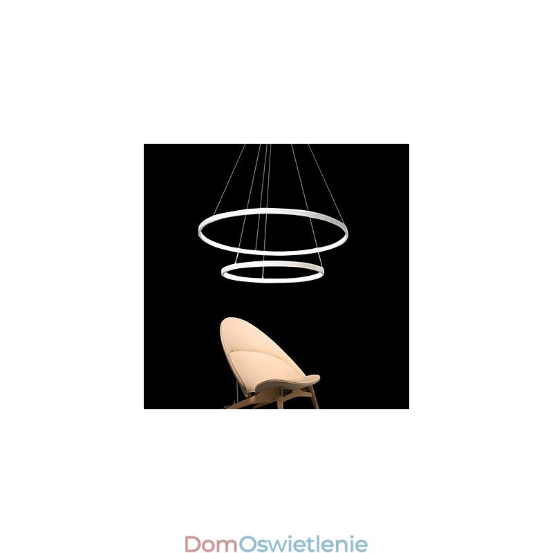 Wisząca lampa nowoczesny design wysokiej jakości dwa pierścienie