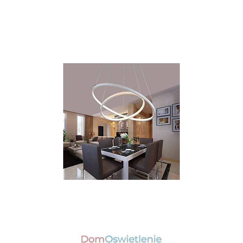 Wisząca lampa nowoczesny design wysokiej jakości dwa pierścienie