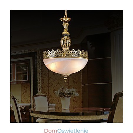 Tradycyjna klasyczna vintage retro brązowa metalowa lampa wisząca Tradycyjna klasyczna vintage retro brązowa metalowa lampa wisząca