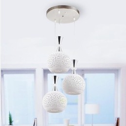 3-głowicowa lampa wisząca nowoczesna współczesna metalowa