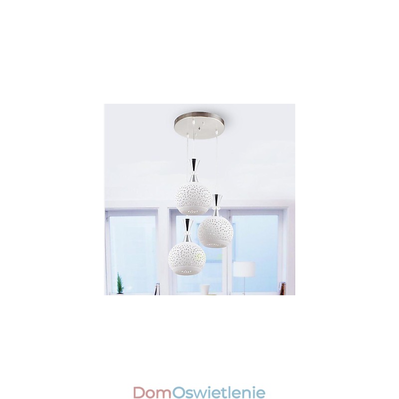 3-głowicowa lampa wisząca nowoczesna współczesna metalowa