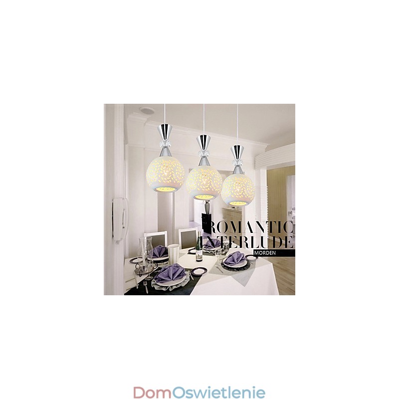 3-głowicowa lampa wisząca nowoczesna współczesna metalowa