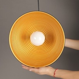 Kreatywna lampa okrągła kominowa Droplight kute żelazo charakter posiłki żyrandol czarno-biały