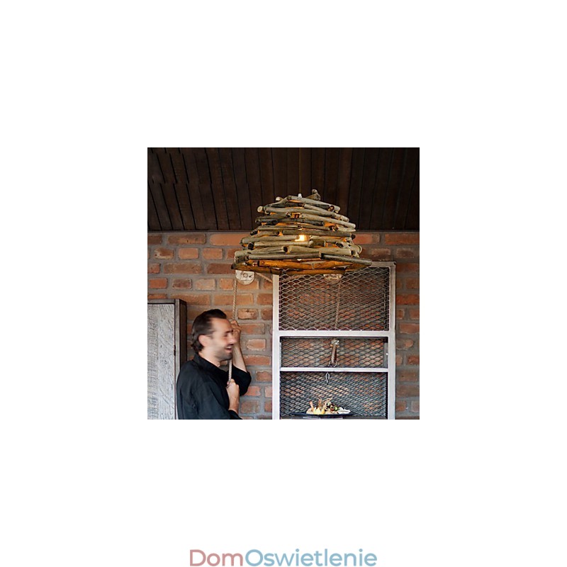 Retro Klasyczne Drewniane Lampy Sufitowe Proste Lampy Wiszące Lampy Wiszące Cafe