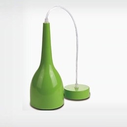 Nowoczesna współczesna lampa wisząca z metalowym globusem