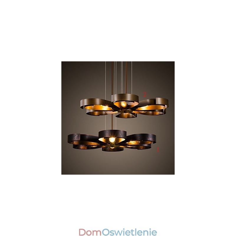 Retro Klasyczne Metalowe Lampy Sufitowe Proste Lampy Wiszące Lampy Wiszące Cafe