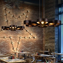 Retro Klasyczne Metalowe Lampy Sufitowe Proste Lampy Wiszące Lampy Wiszące Cafe