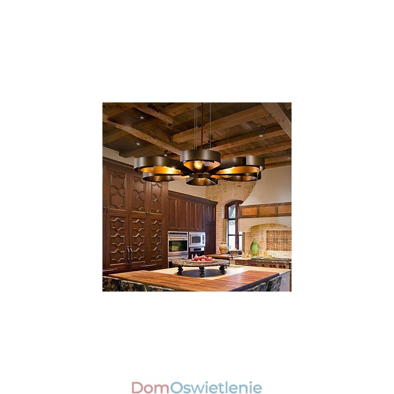 Retro Klasyczne Metalowe Lampy Sufitowe Proste Lampy Wiszące Lampy Wiszące Cafe