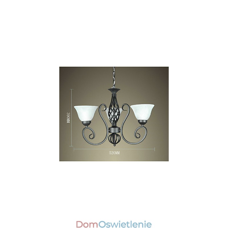 Jane Żyrandol jest zakontraktowany kute żelazo kreatywny styl europejski dekoracyjne oświetlenie lampy