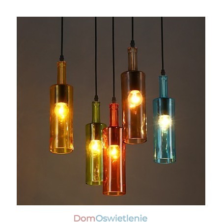 Rozproszone światło Kolor Przywracanie Starożytnych Sposóbów Butelka Droplight Wisząca Lampa Rozproszone światło Kolor Przywracanie Starożytnych Sposóbów Butelka Droplight Wisząca Lampa
