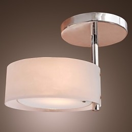 Nowoczesny współczesny mini styl chromowany metalowy żyrandol montowany na równi z garażem