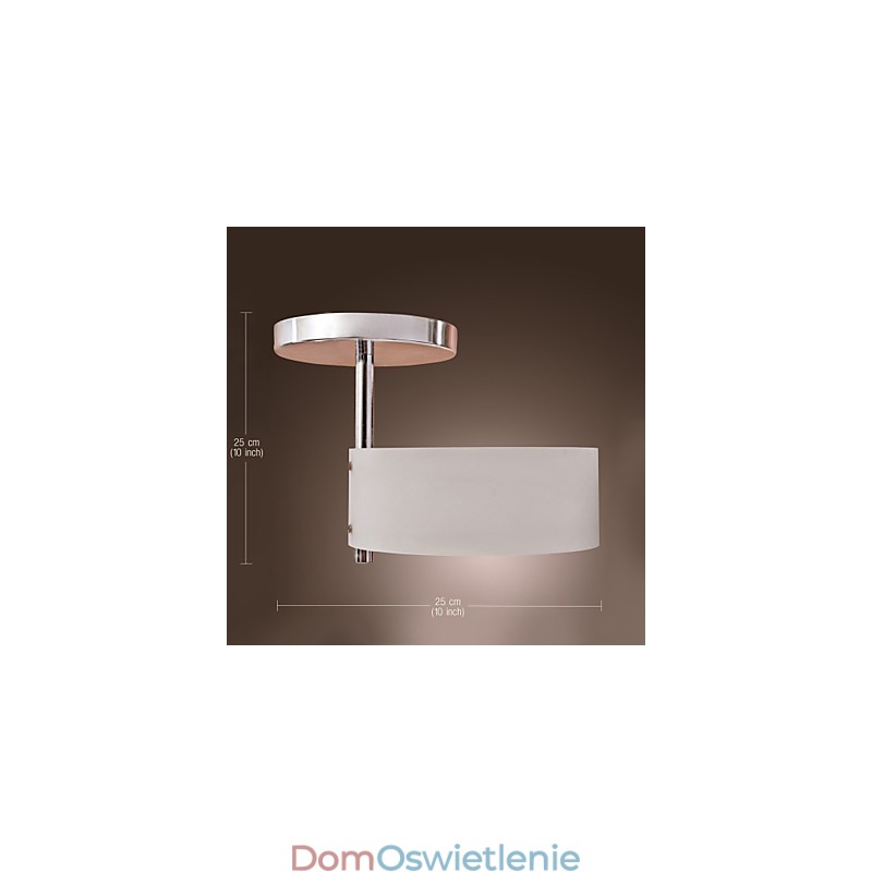 Nowoczesny współczesny mini styl chromowany metalowy żyrandol montowany na równi z garażem