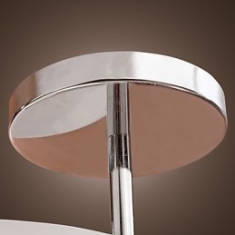 Nowoczesny współczesny mini styl chromowany metalowy żyrandol montowany na równi z garażem