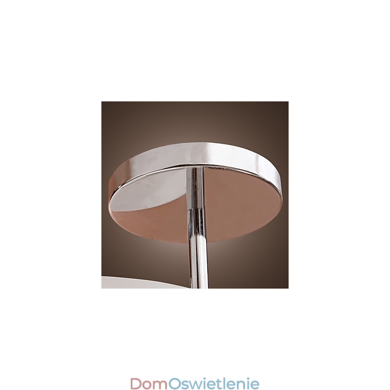 Nowoczesny współczesny mini styl chromowany metalowy żyrandol montowany na równi z garażem