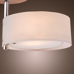 Nowoczesny współczesny mini styl chromowany metalowy żyrandol montowany na równi z garażem
