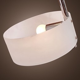 Nowoczesny współczesny mini styl chromowany metalowy żyrandol montowany na równi z garażem