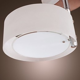 Nowoczesny współczesny mini styl chromowany metalowy żyrandol montowany na równi z garażem