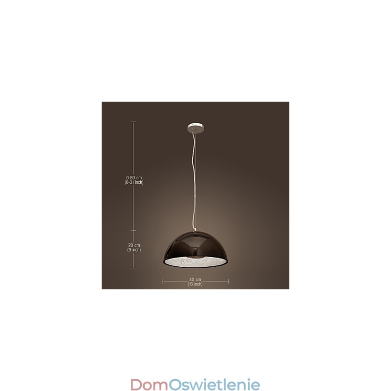 Nowoczesna współczesna miska w stylu miniaturowym, lampa wisząca