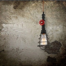 Amerykańska lampa retro Industrial Wind