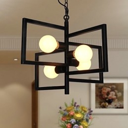Vintage Country Painting Metalowa lampa wisząca garaż