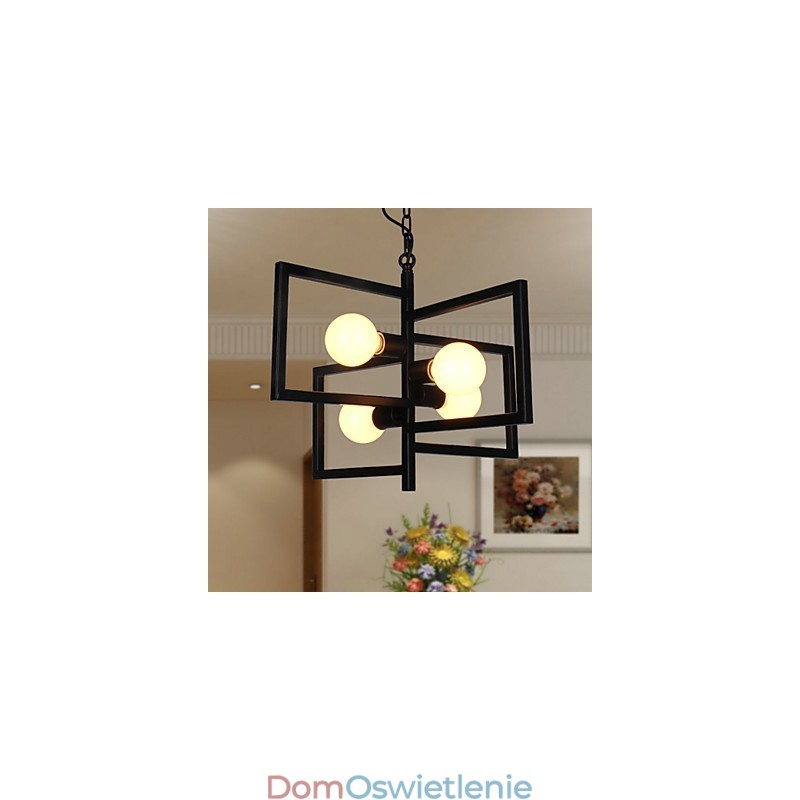 Vintage Country Painting Metalowa lampa wisząca garaż