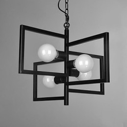 Vintage Country Painting Metalowa lampa wisząca garaż