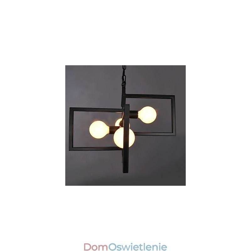Vintage Country Painting Metalowa lampa wisząca garaż