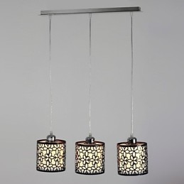 Nowoczesna współczesna wyspa w stylu miniaturowym, metalowa lampa wisząca