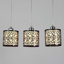 Nowoczesna współczesna wyspa w stylu miniaturowym, metalowa lampa wisząca