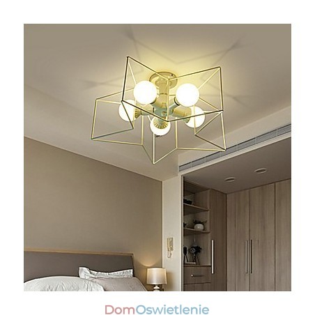 3W Vintage Country Painting Metalowa lampa wisząca garaż