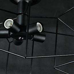 3W Vintage Country Painting Metalowa lampa wisząca garaż