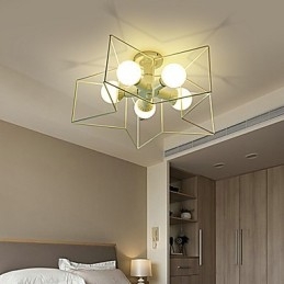 3W Vintage Country Painting Metalowa lampa wisząca garaż