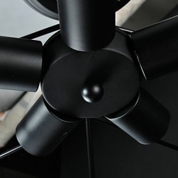 3W Vintage Country Painting Metalowa lampa wisząca garaż