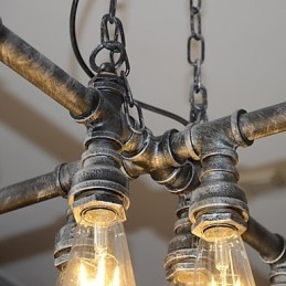 Lampa Loft odgrywa rolę kreatywnego przemysłowego wiatru przywracającego starożytne sposoby Conduit Droplight