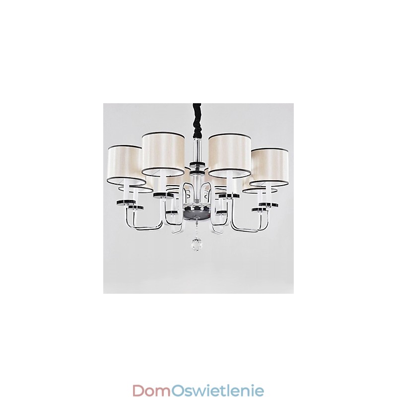 Nowoczesny współczesny kryształowy chromowany metalowy żyrandol