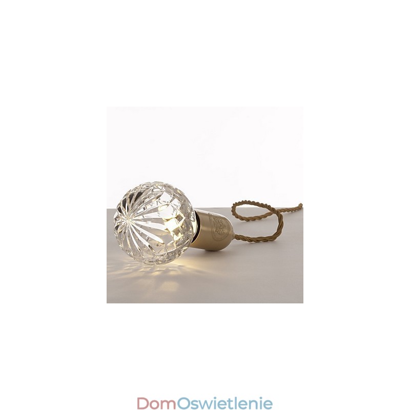 Nowoczesna współczesna lampa wisząca w stylu vintage mini w kolorze złotym z metalu