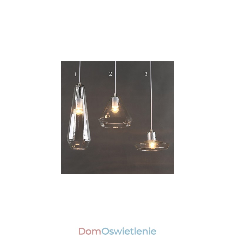 Pojedynczy koniec lampy wiszącej