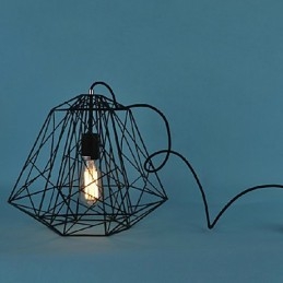 Vintage Retro Malowanie Metalowa Lampa Wisząca Garaż
