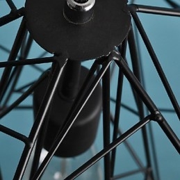 Vintage Retro Malowanie Metalowa Lampa Wisząca Garaż